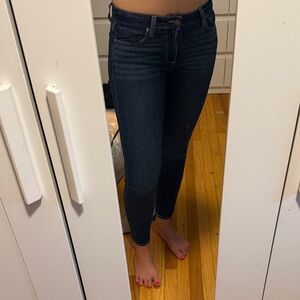 PAIGE Dark Indigo Ankle Jeans